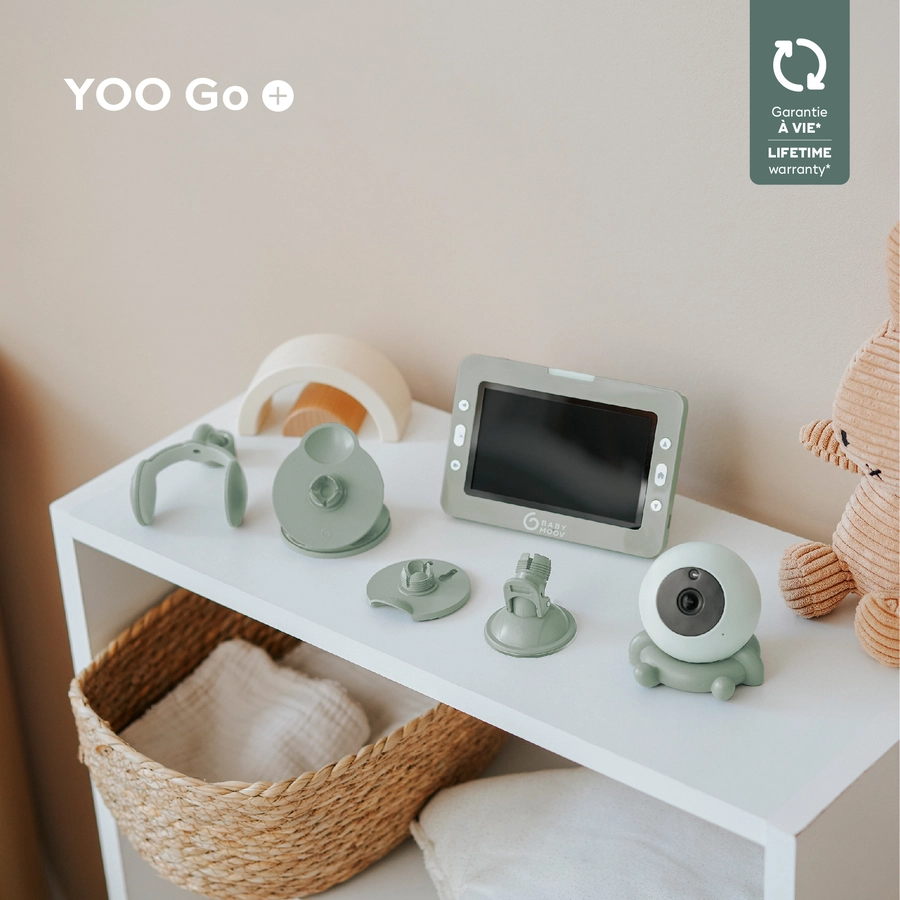 babymoov Babyphone mit Kamera YOO GO PLUS pastellgrün