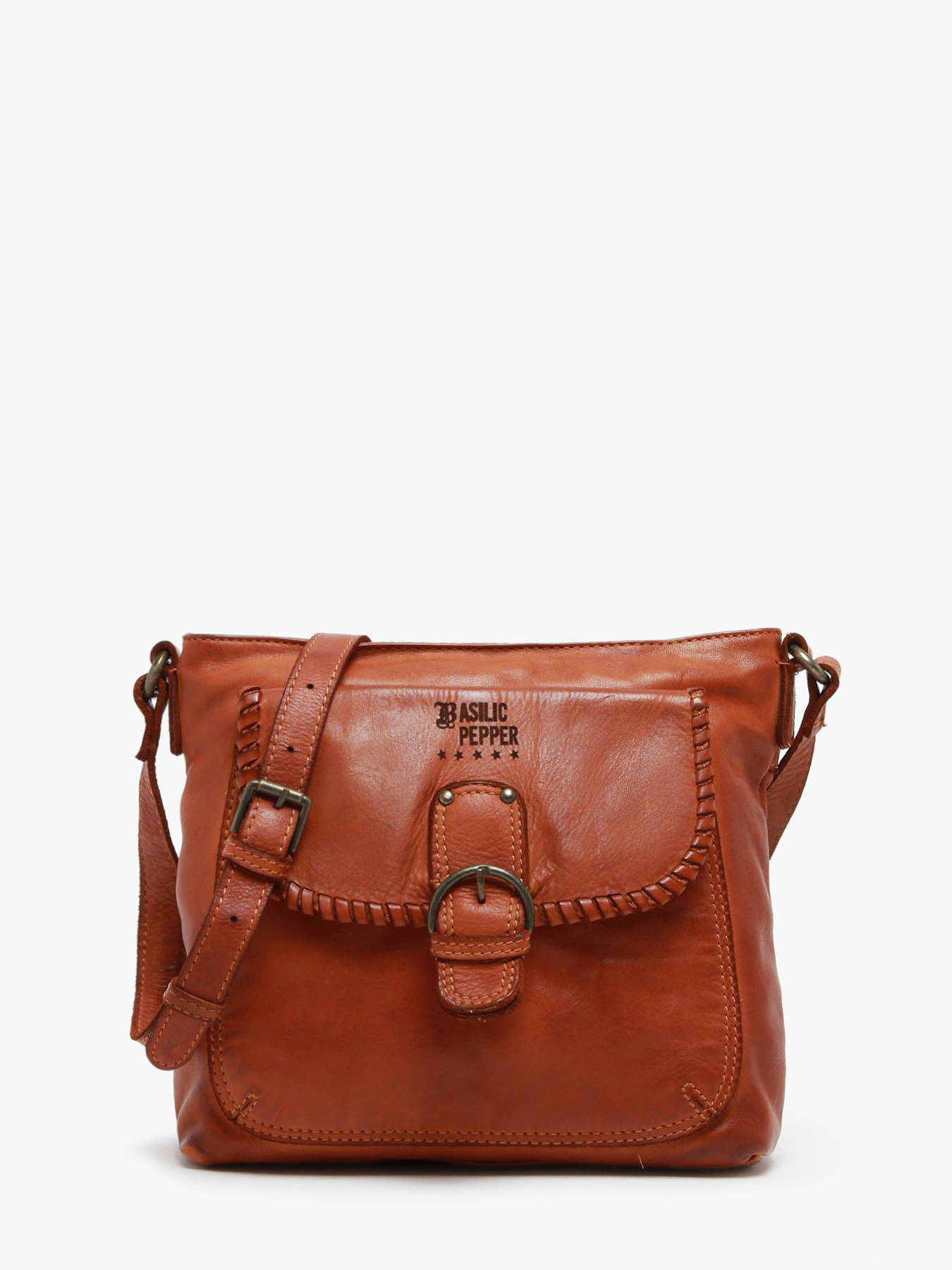 Sac bandoulire Utility cuir BASILIC PEPPER