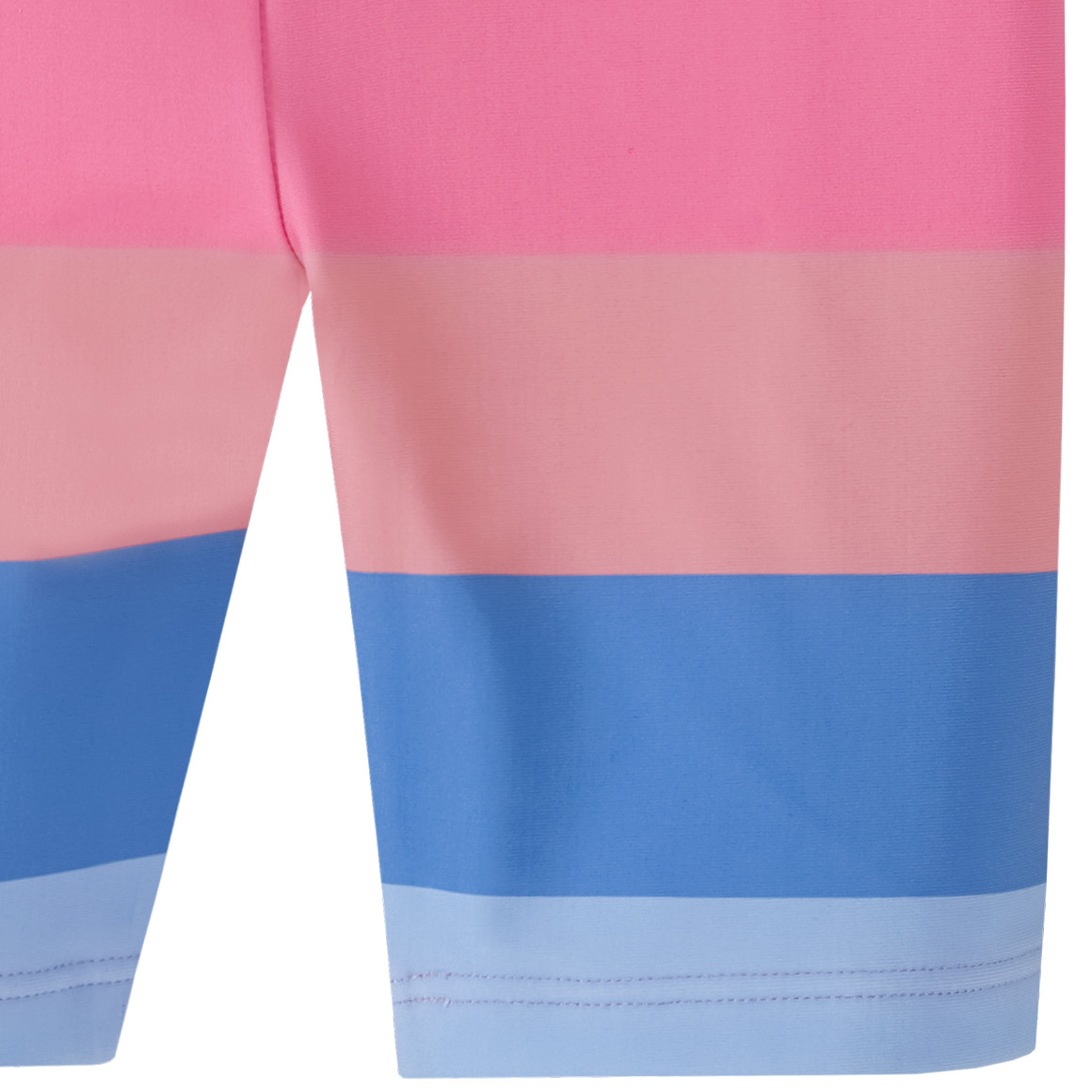 Topomini Baby UV-Badehose mit Streifen UPF60 rosa / hellblau / orange