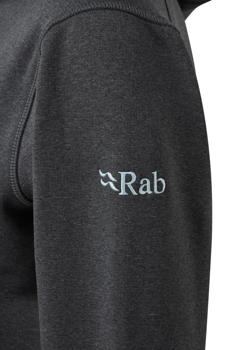 Rab Geon Hoody Wmns Black/Steel Marl