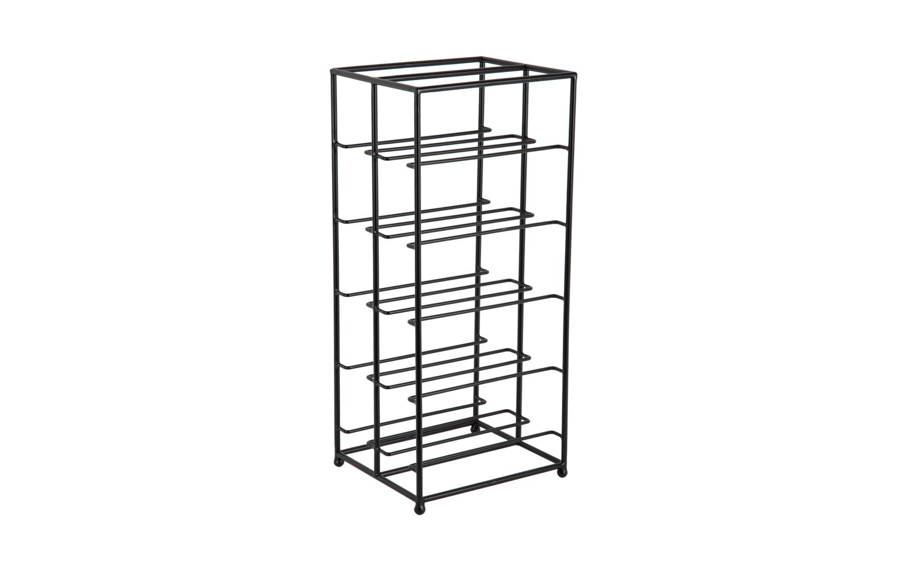 Weinregal Duo Floor 57 x 25 cm, SchwarzWeinflaschenhalter