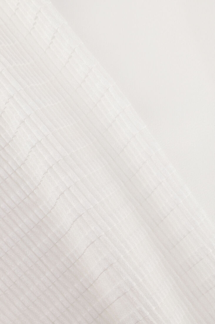 ANOTHER LABEL witte another label blouse macy pleated shirt