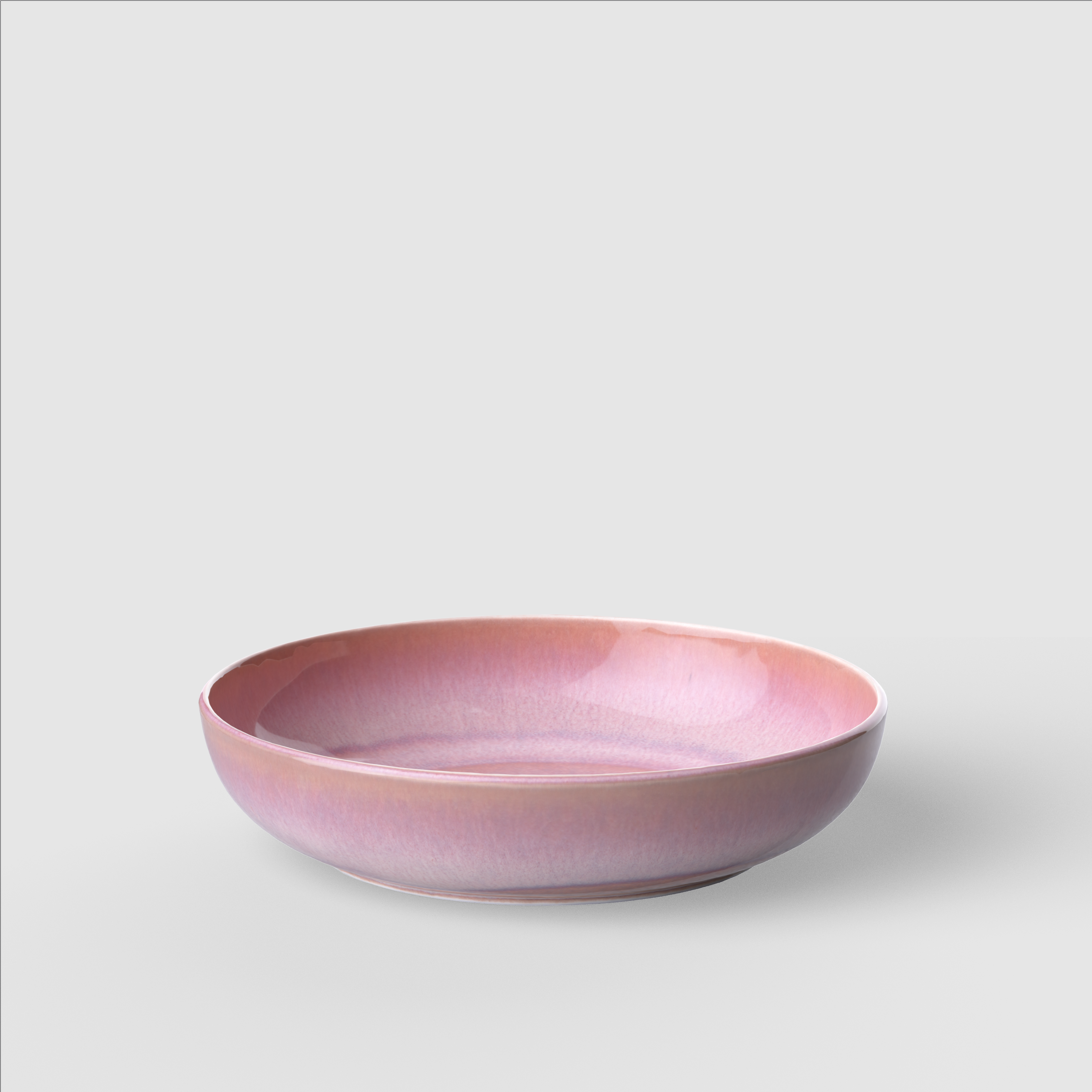 Perlemor Pasta bowl Pink, 22 oz, Premium Porcelain
