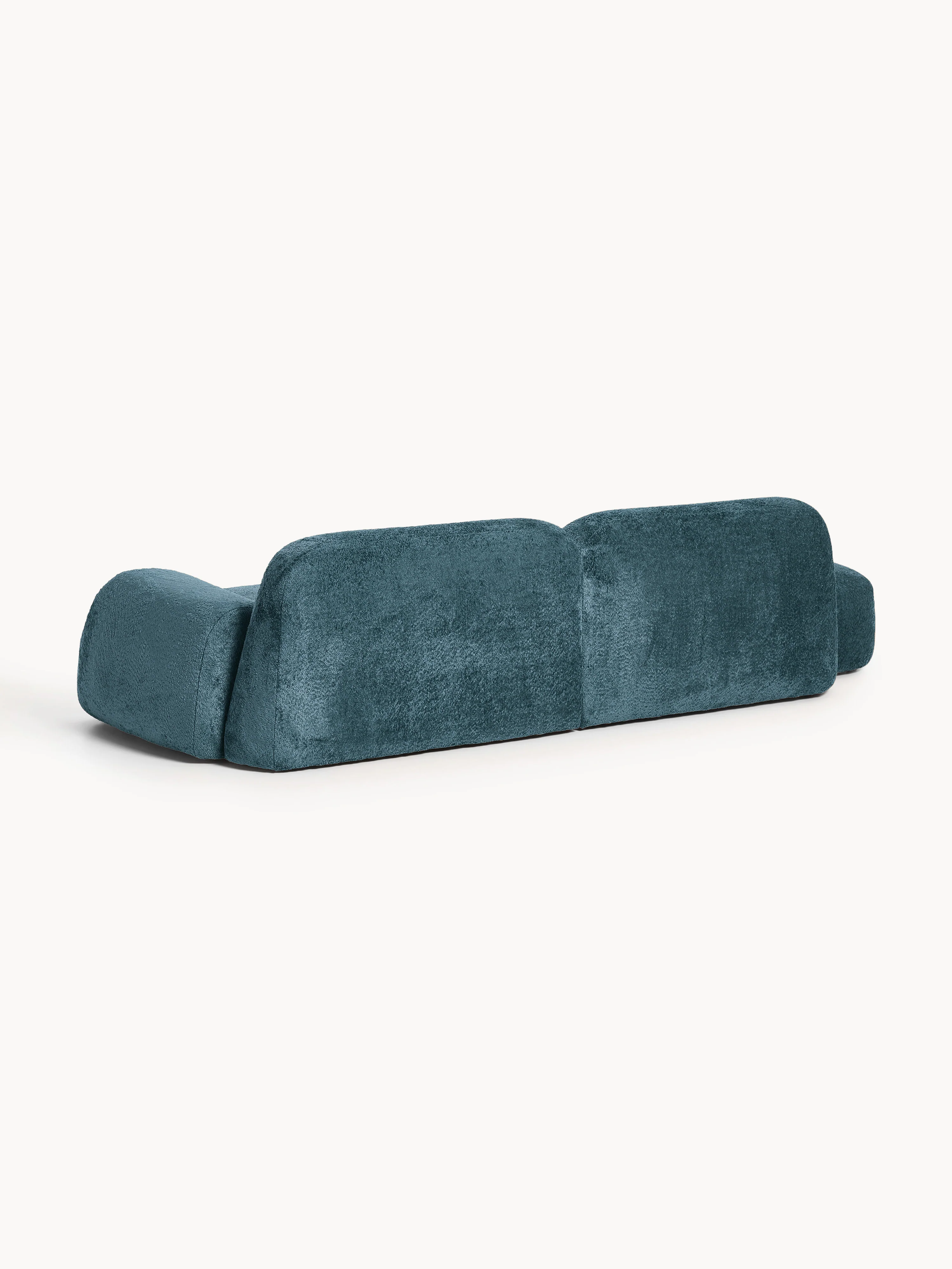 Modulaire teddy bouclé chaise Wolke (3-zits)