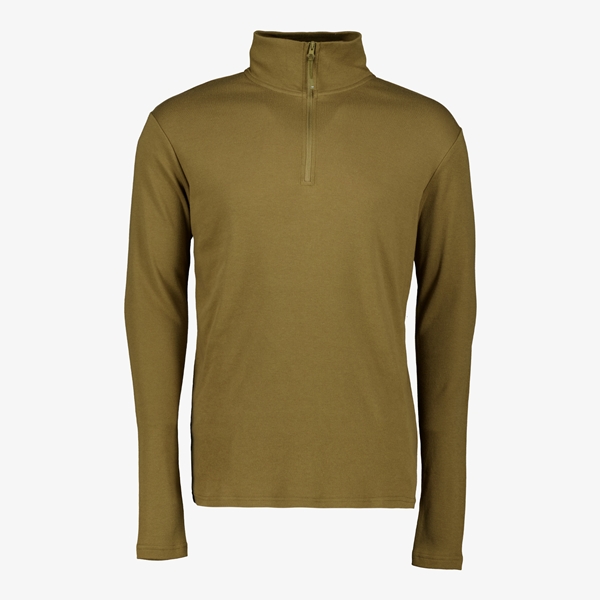 Mountain Peak heren skipully met rits groen