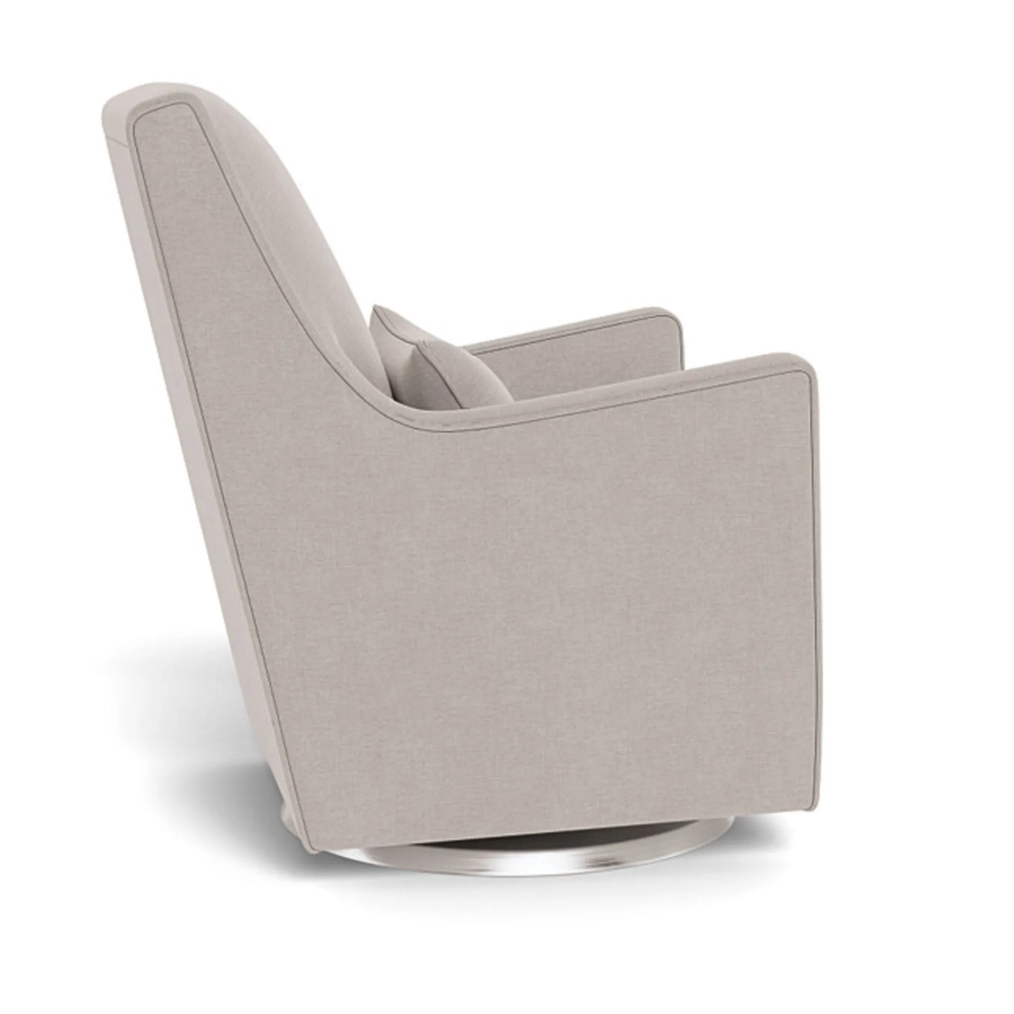 Monte Fauteuil Berçant et Pivotant Luca - Sand  Argent