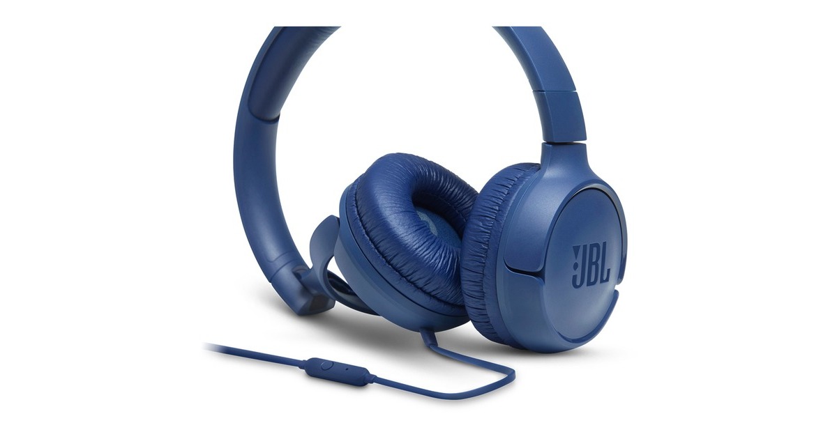 JBLTUNE 500 on-ear headset  (Blauw)