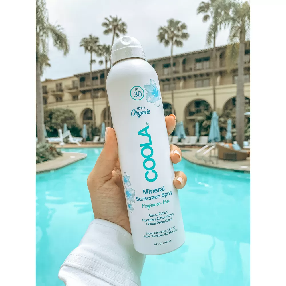 COOLA Mineral Body Spray Fragrance Free SPF 30 - 148 ml.
