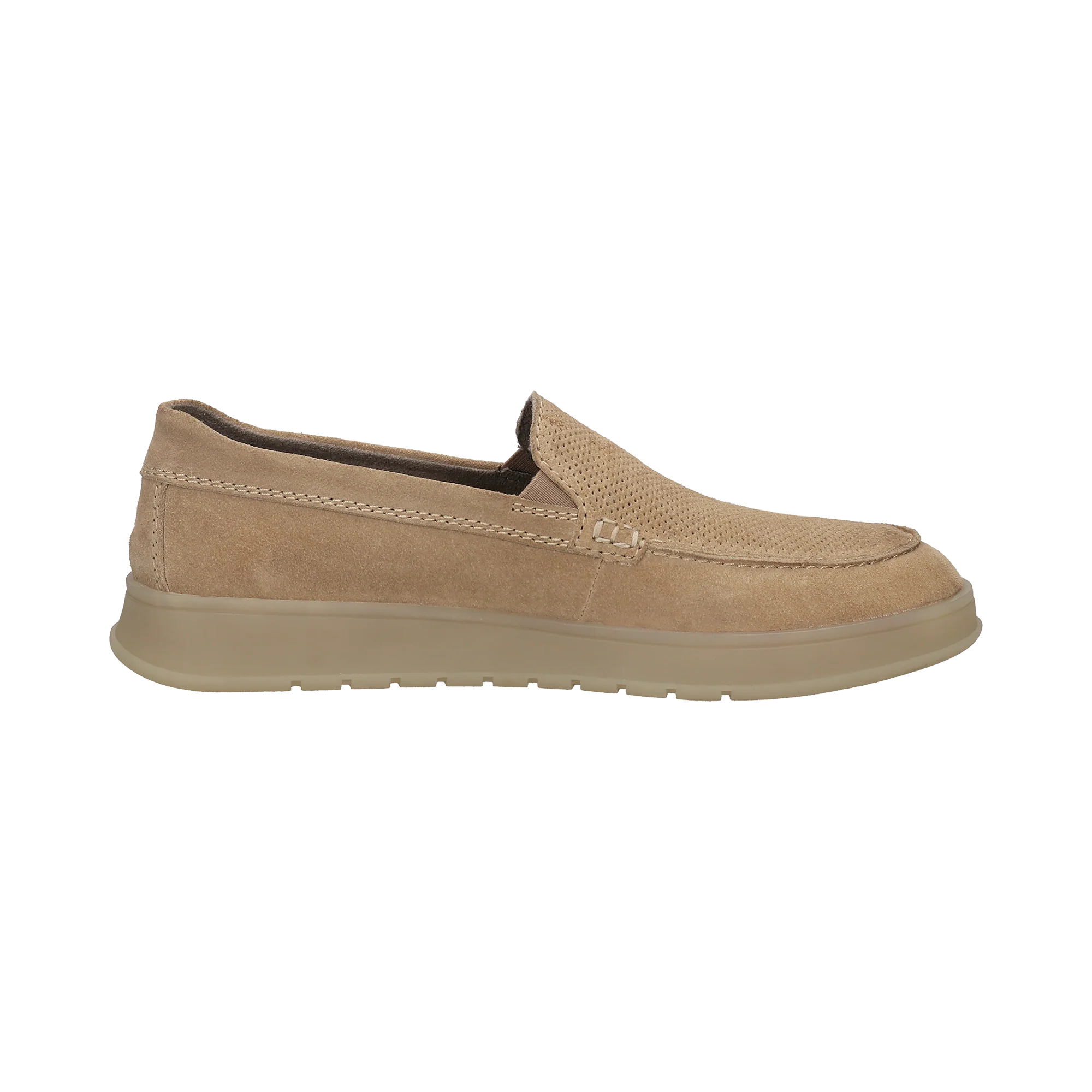 Leder Mokassin beige