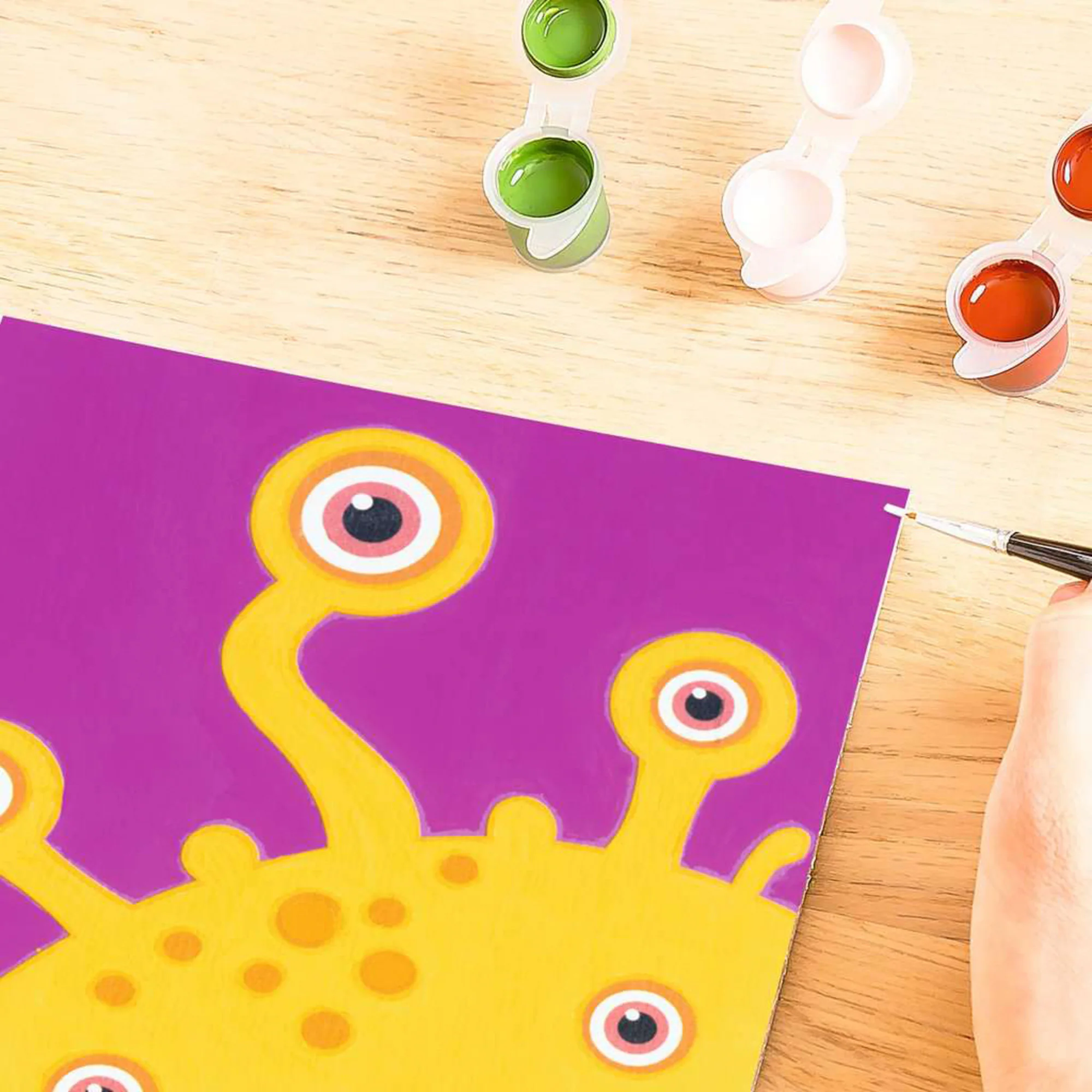 Ravensburger Malen Malen nach Zahlen - Gelbes Monster