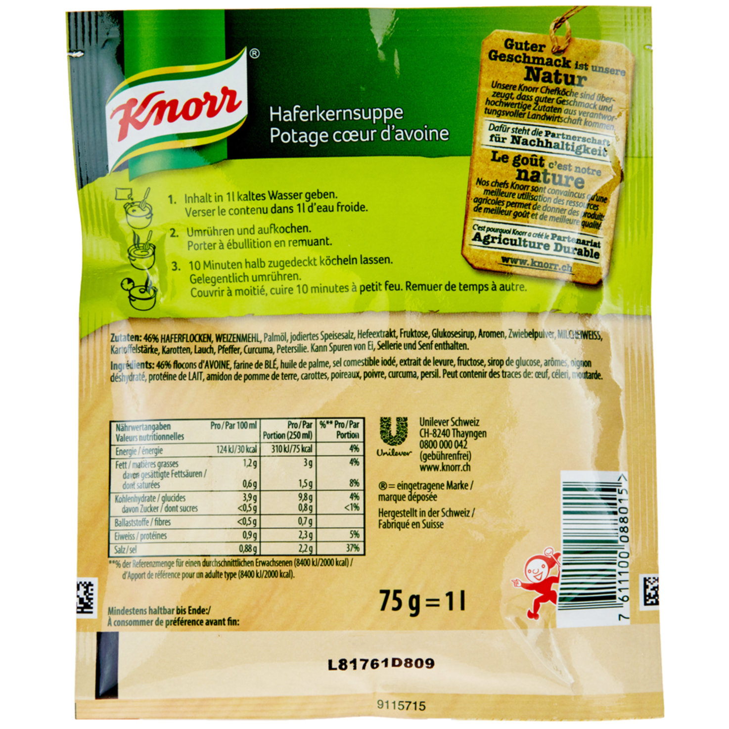 Knorr Haferkern