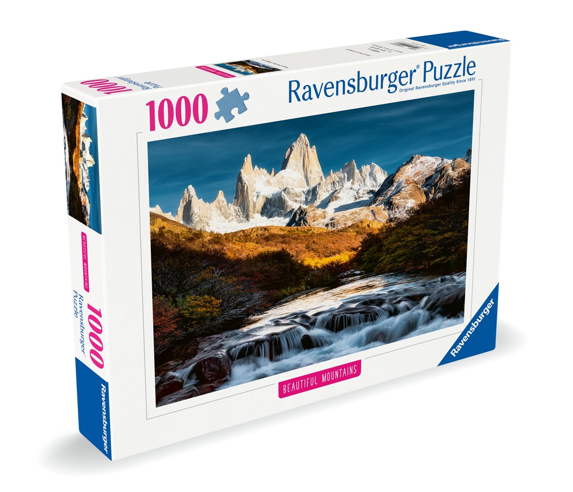 Ravensburger - Puslespil Fitz Roy Argentina 1000 brikker
