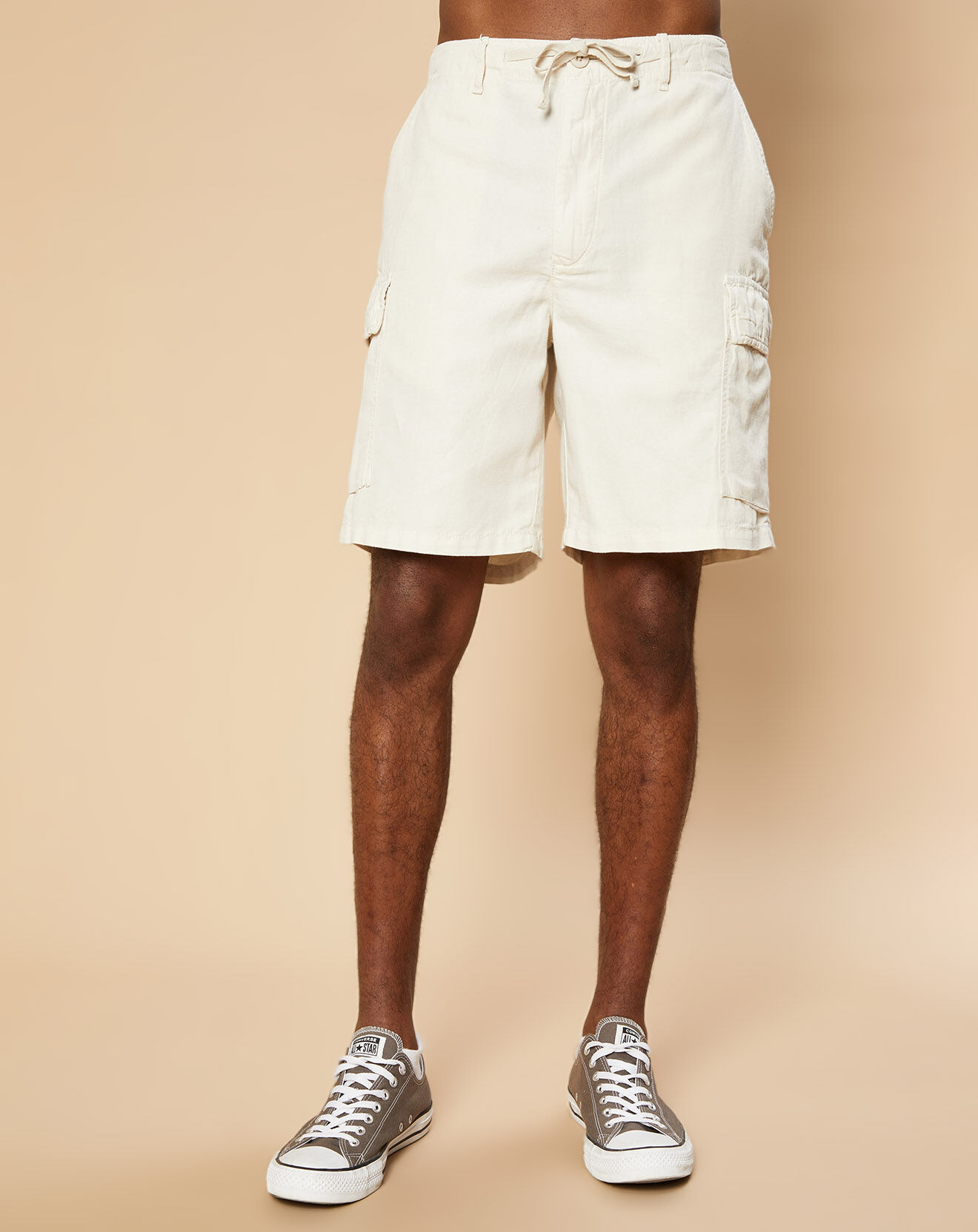 Hartford Short en Coton & Lin Tyler craie