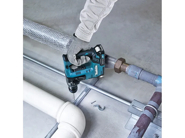 Makita HR140DZ - Roterende hammer - ledningfri - 2 tilstande - SDS-plus - 1 Joule - intet batteri - 10.8 V