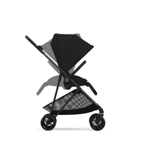 Poussette Melio Carbon 4 - Magic Black - CYBEX