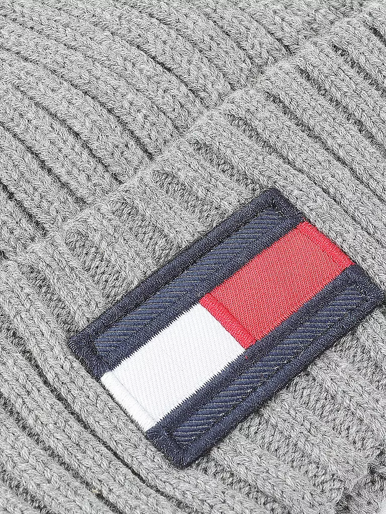 TOMMY HILFIGER Jungen Mütze - Haube grau
