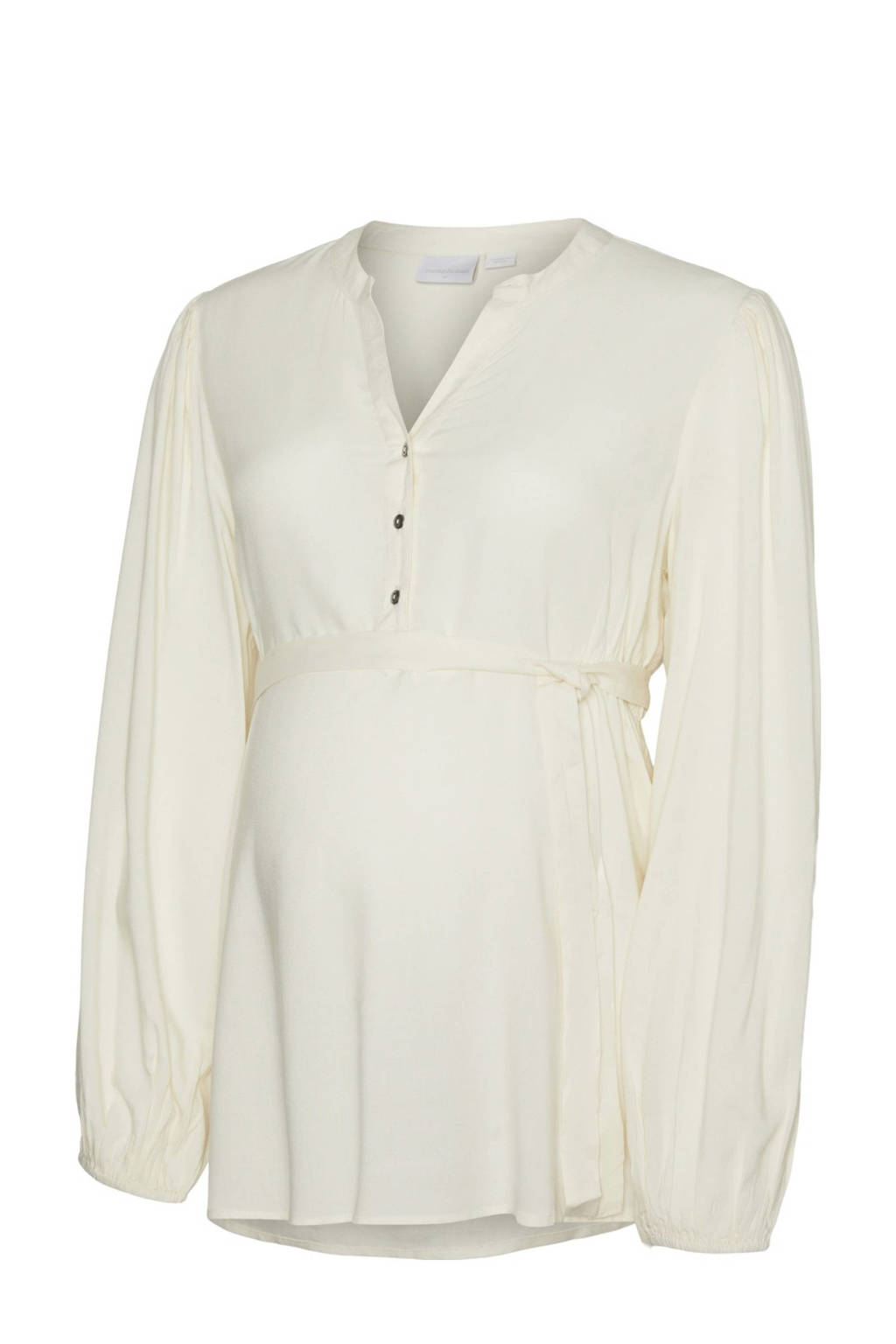 MAMALICIOUS zwangerschapsblouse MLMERCY ecru