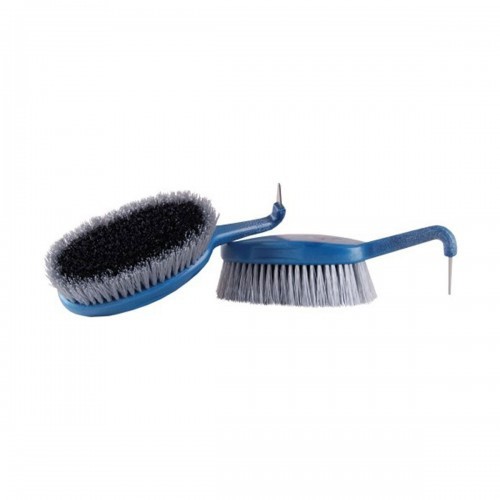Escova Duo para cascos, azul