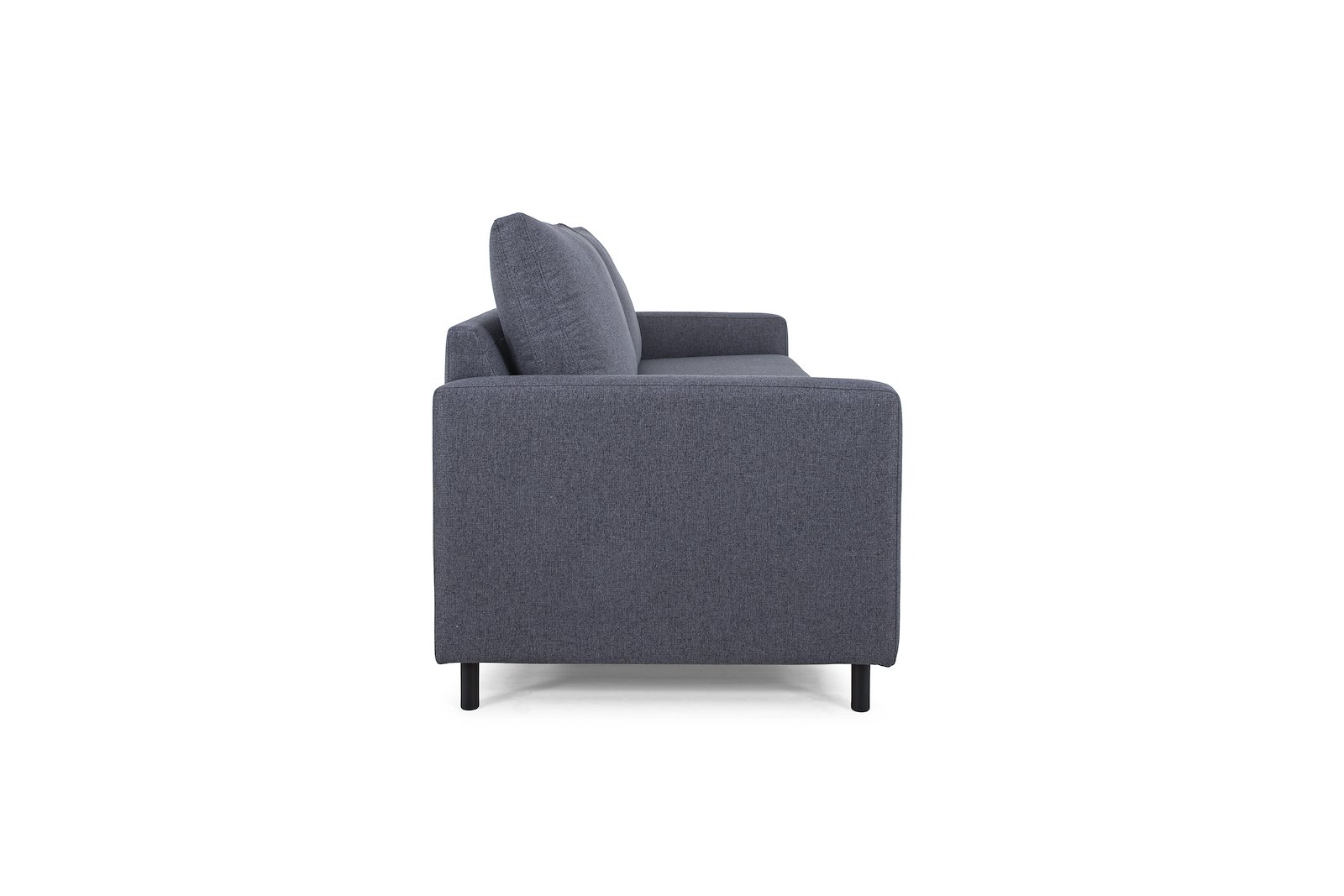 Tempo 3-seter Tekstil Herbi 30 Dark Grey med sorte ben
