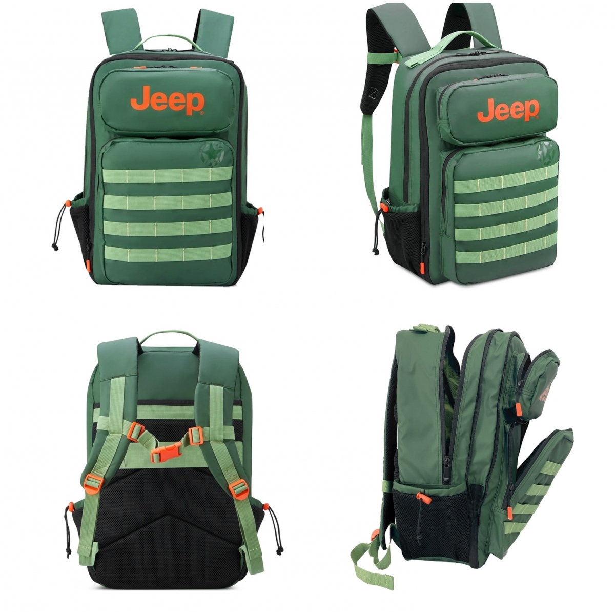 Jeep Sac à dos ordinateur extensible simple compartiment Jeep JS010B 15.6