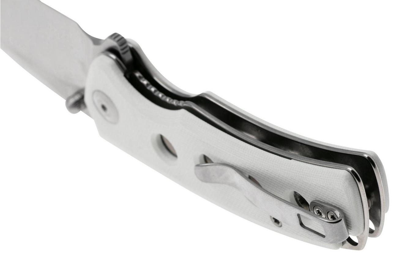 Sencut Excalis S23068-2 Satin 9Cr18MoV, White G10 zakmes
