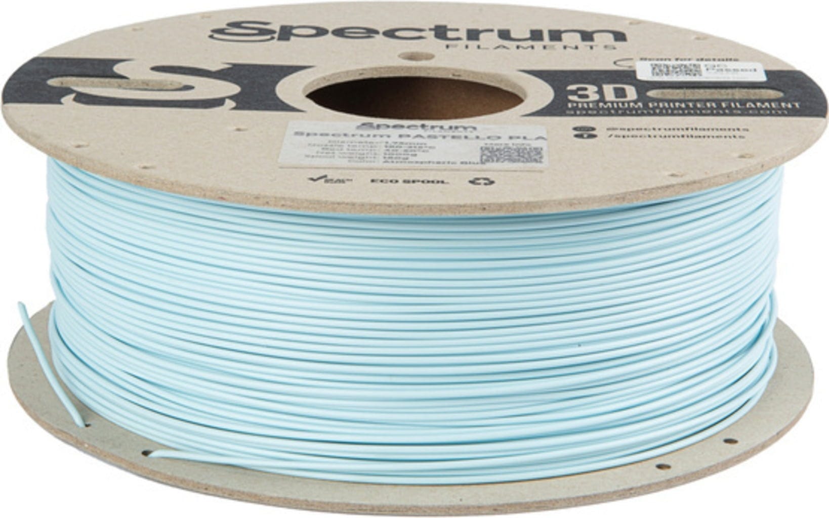 Spectrum  Pastello PLA Atmospheric Blue, 1,75 mm / 1000 g    Pastellfarbenes PLA in Atmospheric Blue