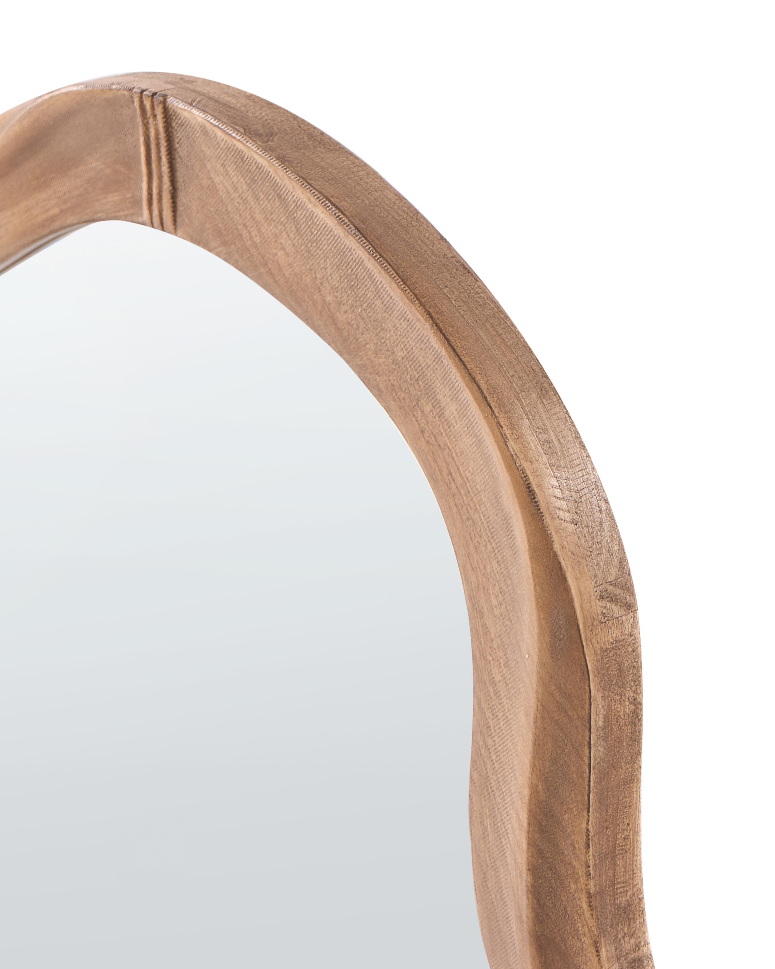 Wandspiegel DREVANT 89 cm 52 cm Dennenhout Natuurlijk