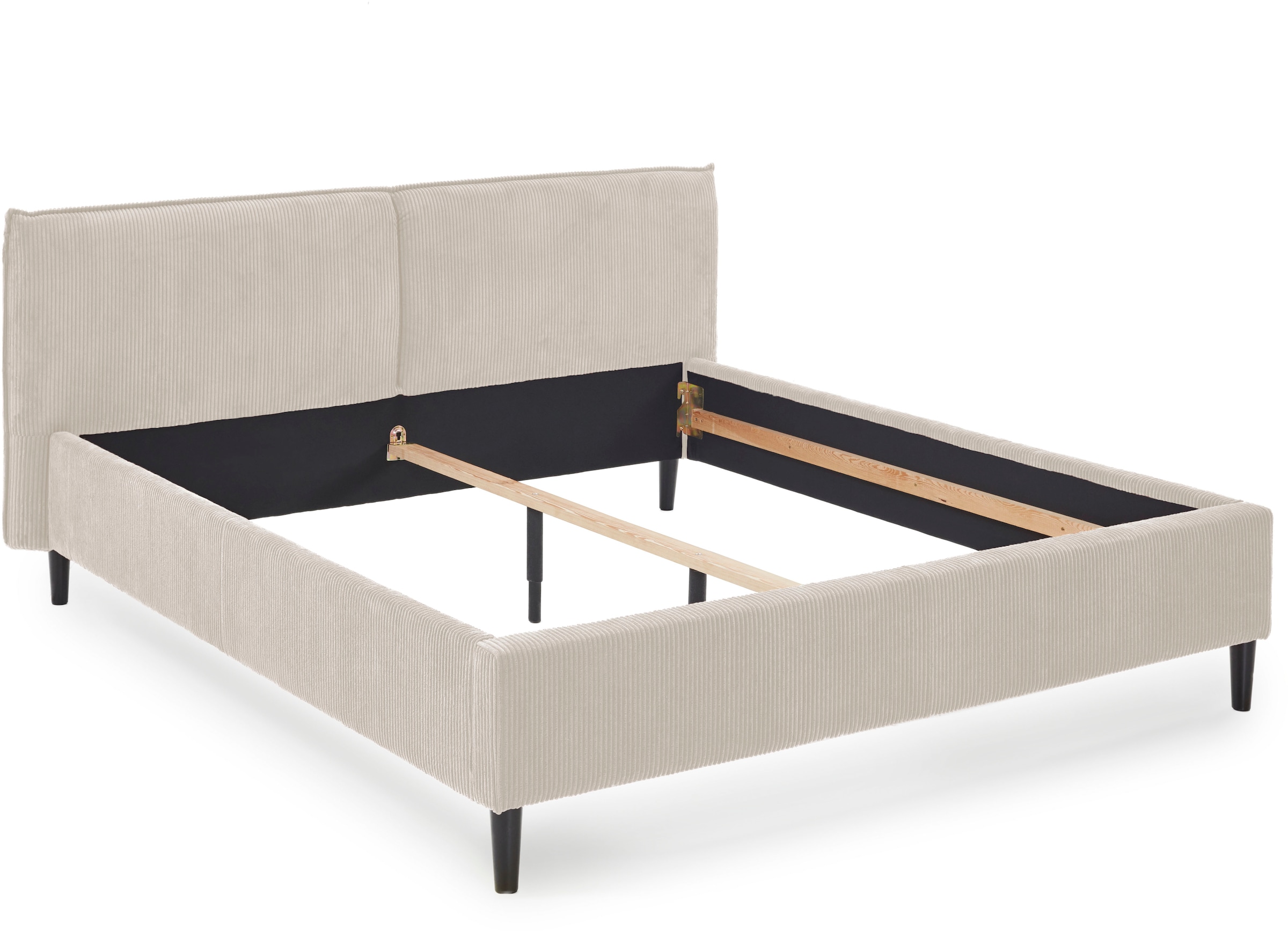 INOSIGN Polsterbett »Brookfield« mit Cordbezug und hoher Belastbarkeit