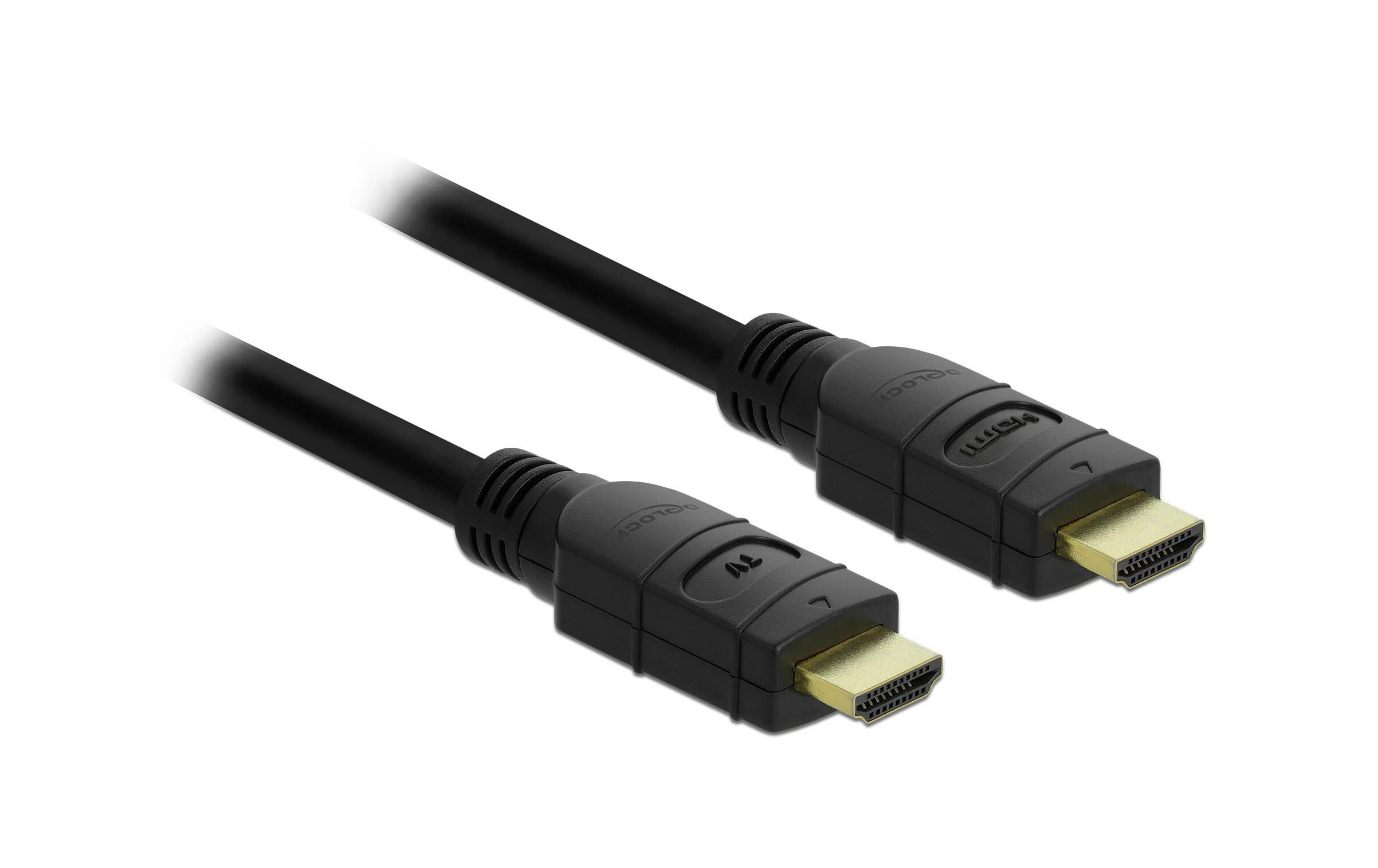 Kabel 4K 60Hz HDMI - HDMI, 10 mDelock Aktives HDMI Kabel 4K 60 Hz 10 m