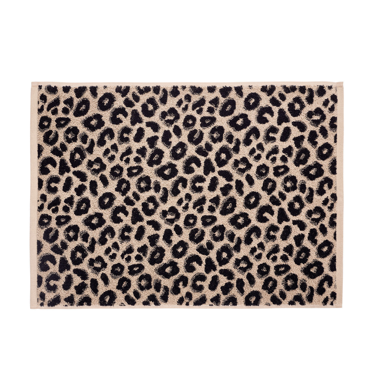 Frottierwäsche mit Leopardenmuster