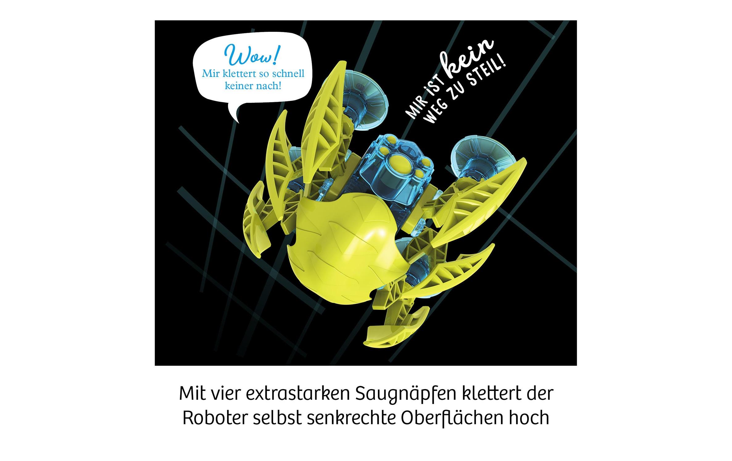 Experimentierkasten Air WalkerNeuartige Saugnapftechnik sorgt für extra starken Halt