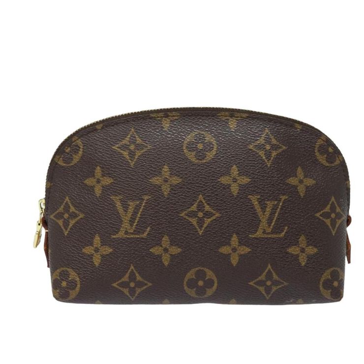 Louis Vuitton Vintage Louis Vuitton Cosmetic Pouch Brown