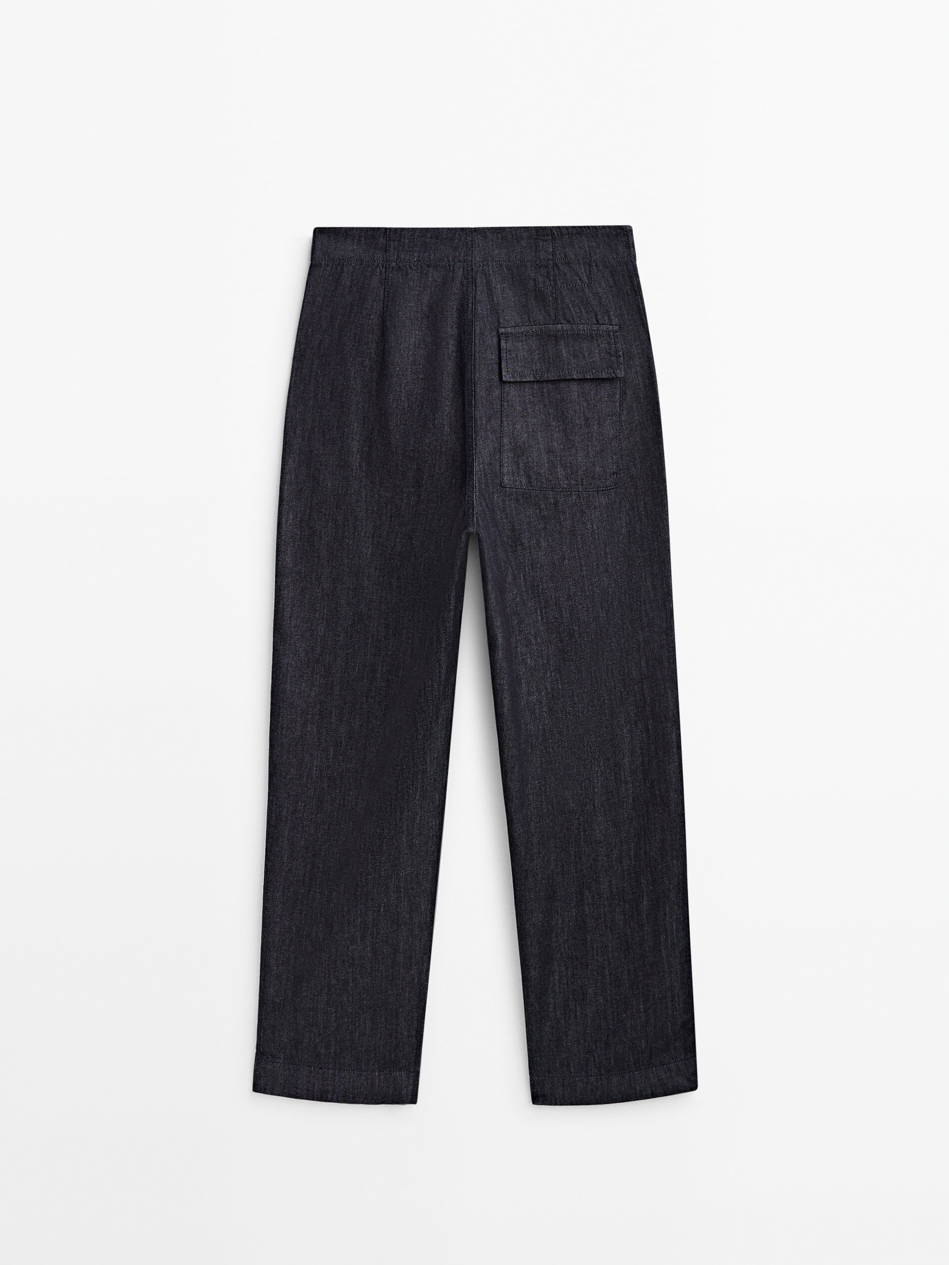 Calça vaquero carpenter tiro medio - AZUL OSCURO