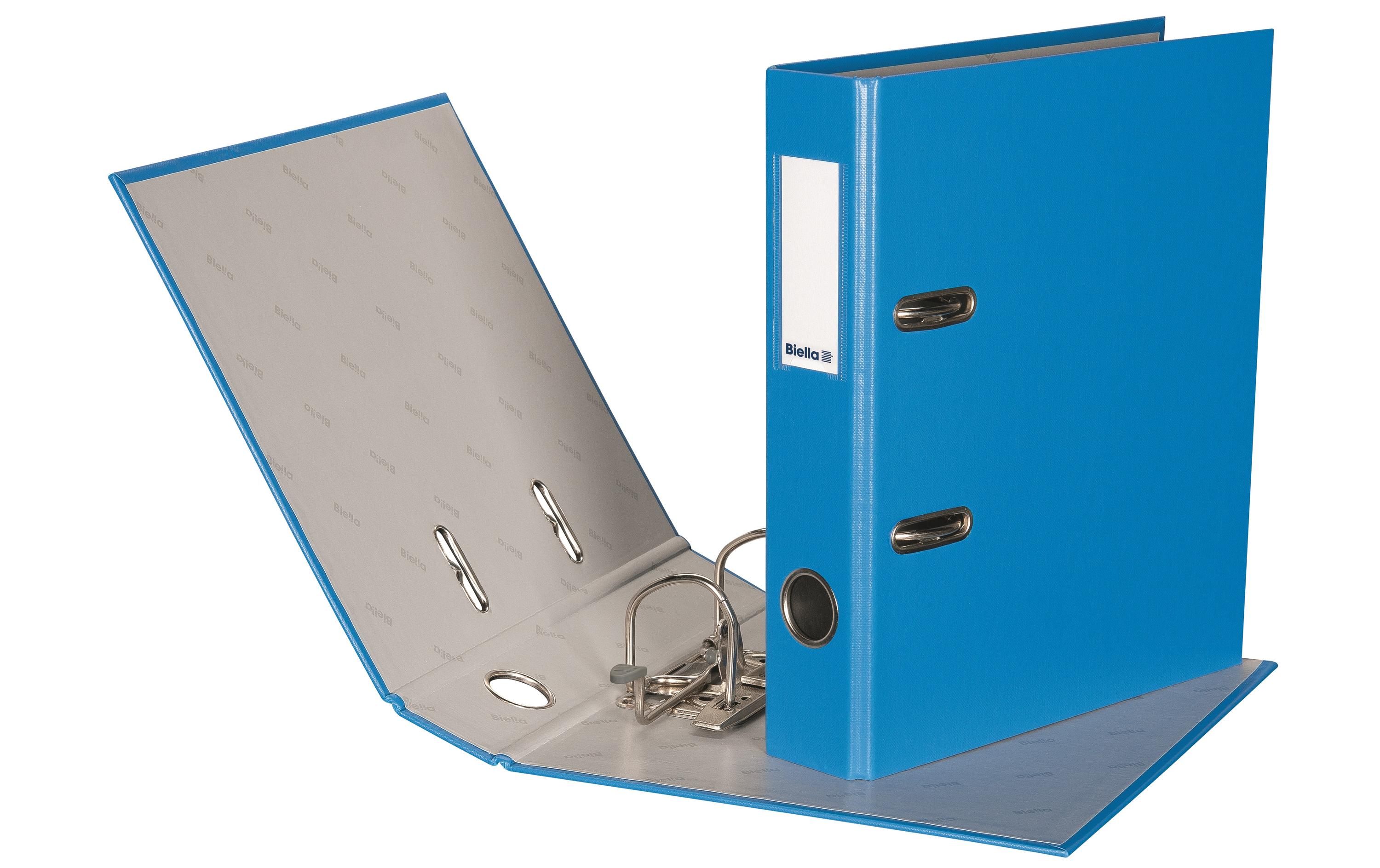 Ordner Plasticolor A5 4 cm, BlauOrdner mit Strong-Mechanik