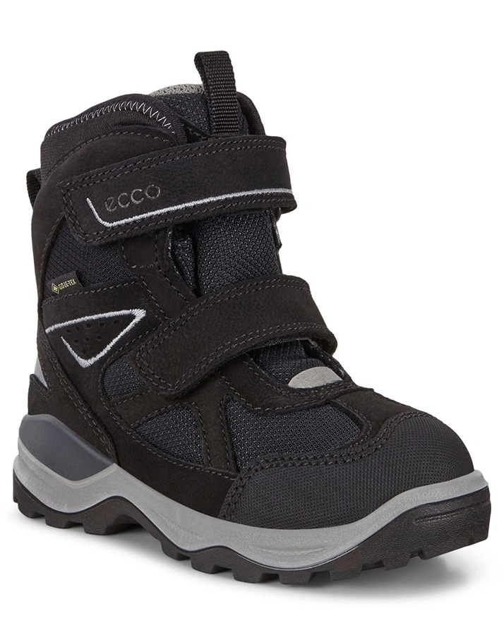 Leder-Winterboots SNOW MOUNTAIN gefüttert in black/black