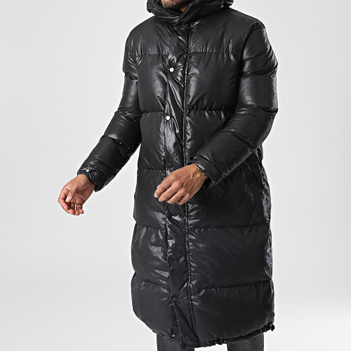 Doudoune Longue A Capuche VS-J11 Noir