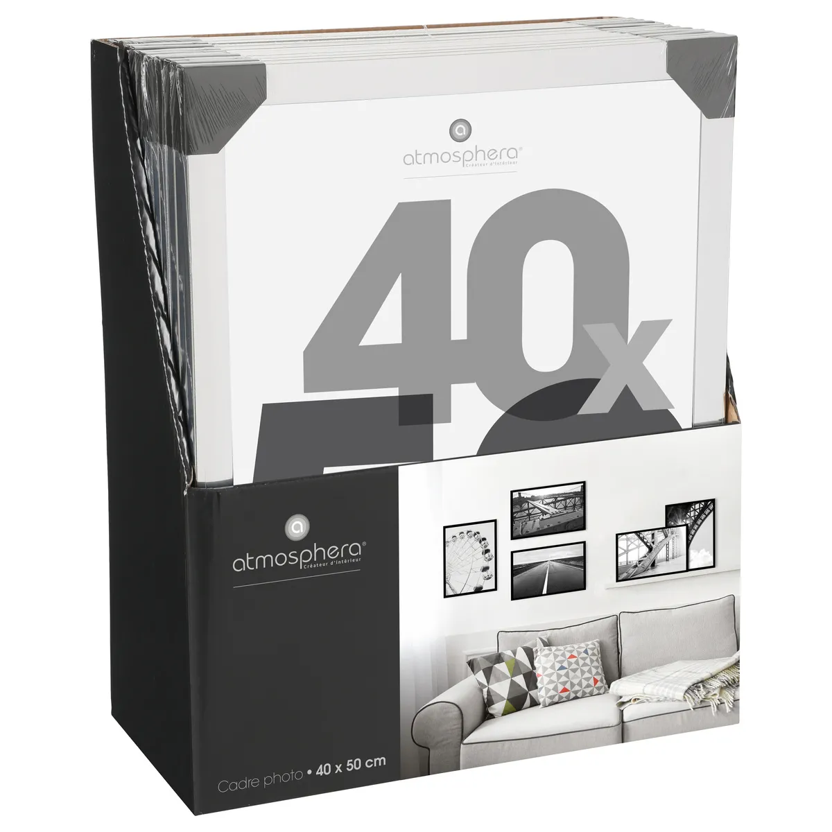 Atmosphera, Createur D'Interieur Atmosphera Cadre photo silver