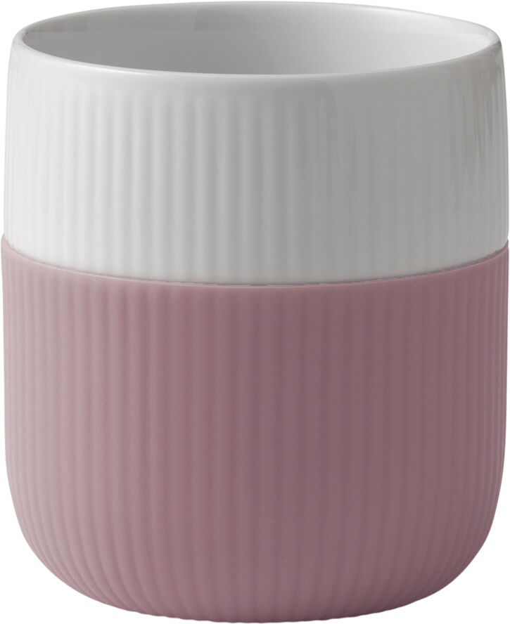 Royal Copenhagen Fluted Contrast Mug 35cl Rose Hvid
