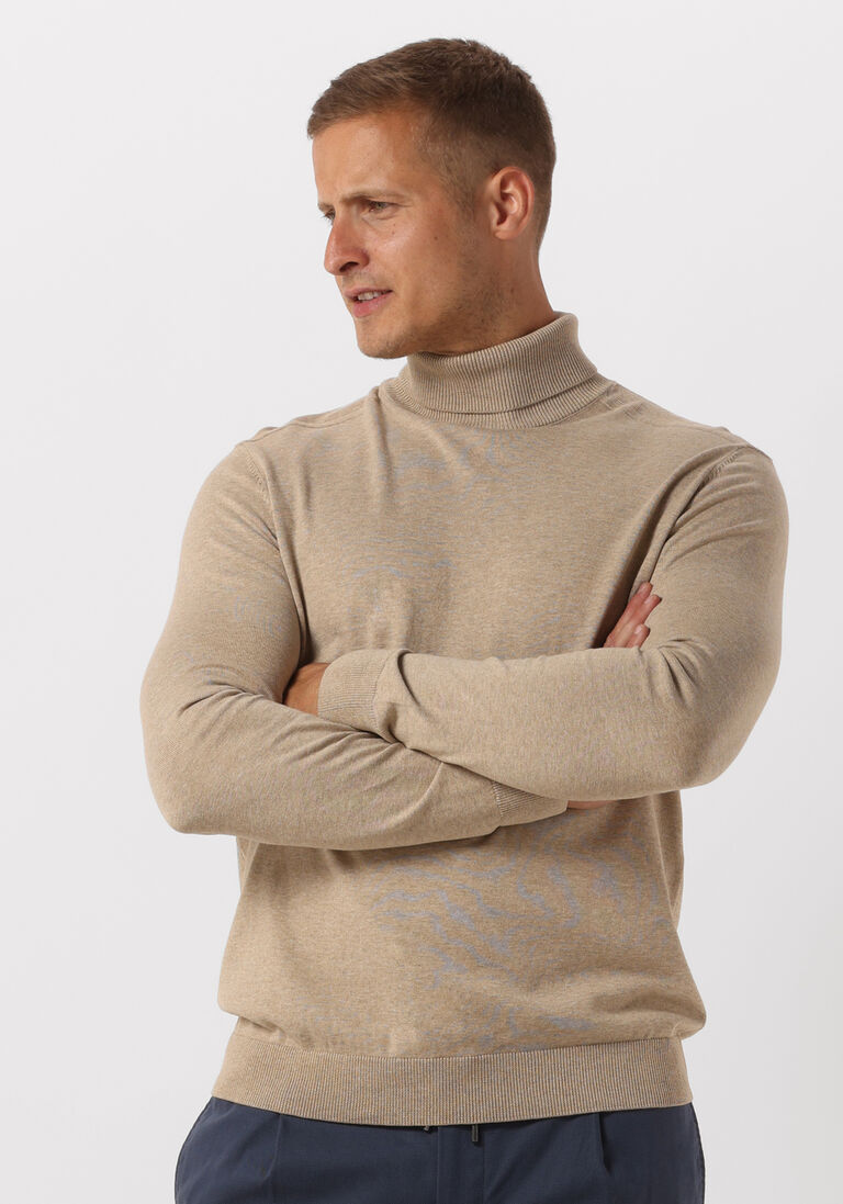 SELECTED HOMME beige selected homme coltrui slhberg roll neck b