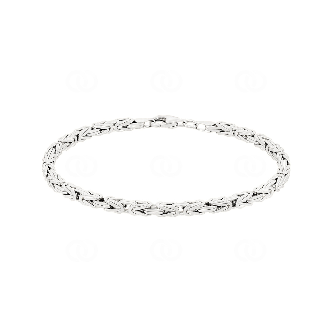 Königsarmband klassisch 925 Silber 3.0mm