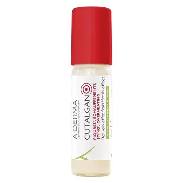 A-Derma Cutalgan Roll-on Pocket Ultra-Suothing Cooling Effect 10ml