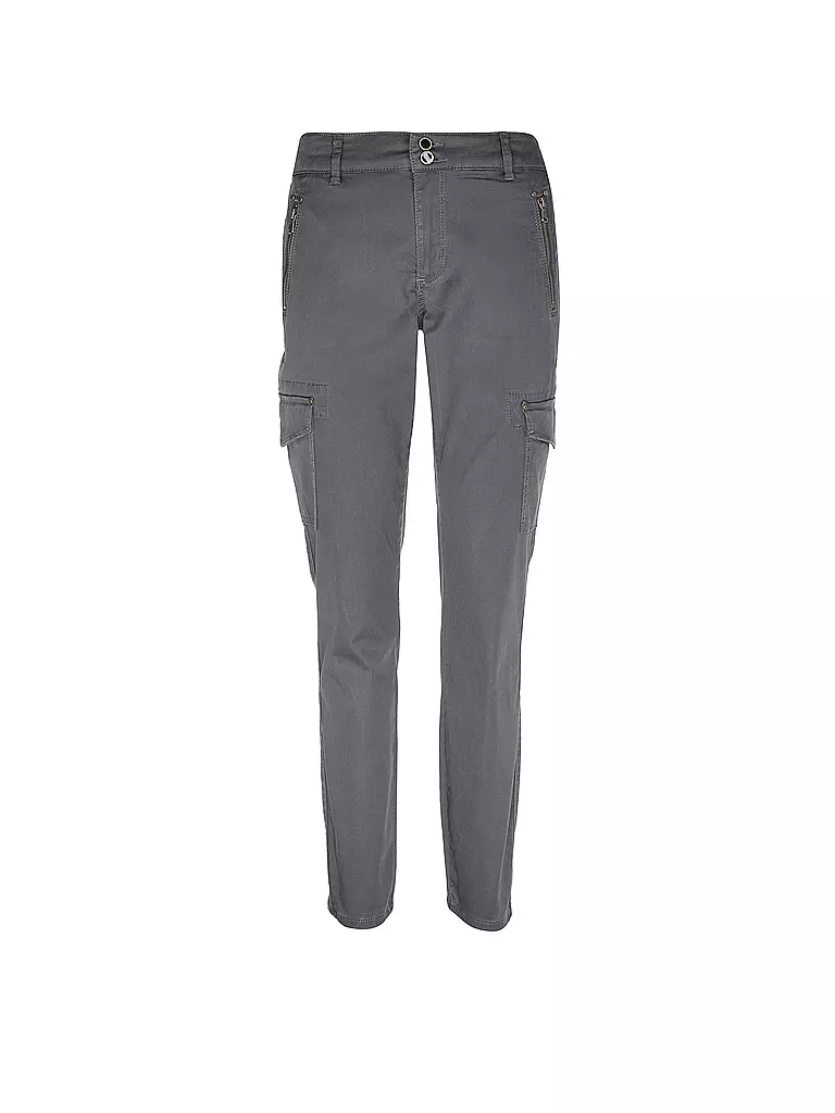 MOS MOSH Cargohose MMGILLESTIMAFPANT grau