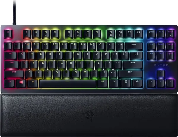 Razer Huntsman V2 TKL - Tastatur - backlit - USB-C - QWERTY - USA - tastkontakt: Razer Clicky Optical Purple