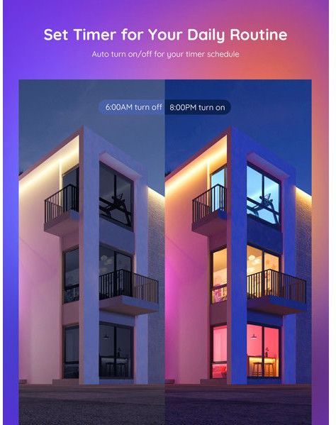 Govee - RGBWW Smart LED-Lamp - Multicolor - Slimme Verlichting