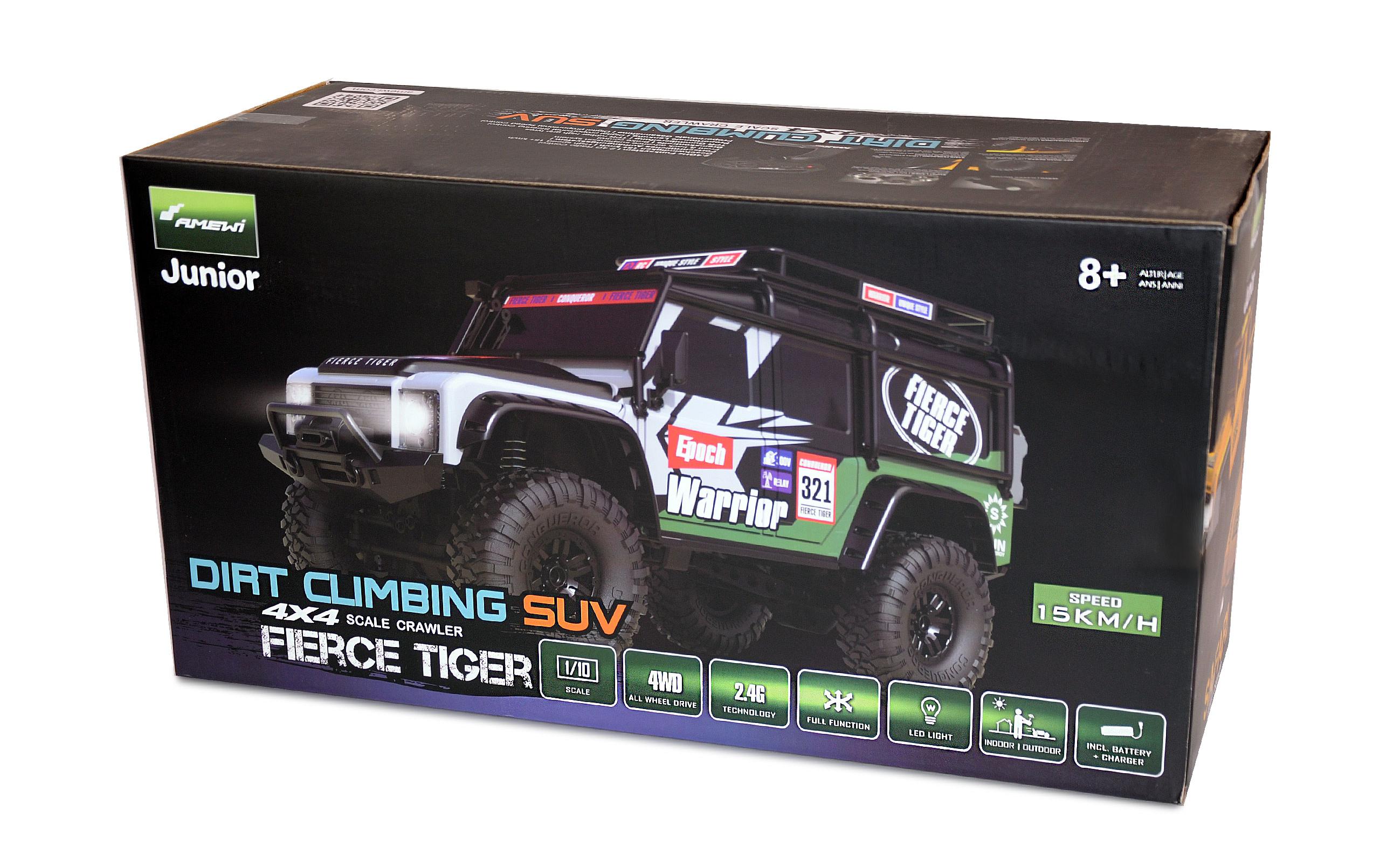 Scale Crawler Dirt Climbing SUV, Fierce Tiger RTR, 1:10<br>Geländegängiger 4x4 SUV für Einsteiger