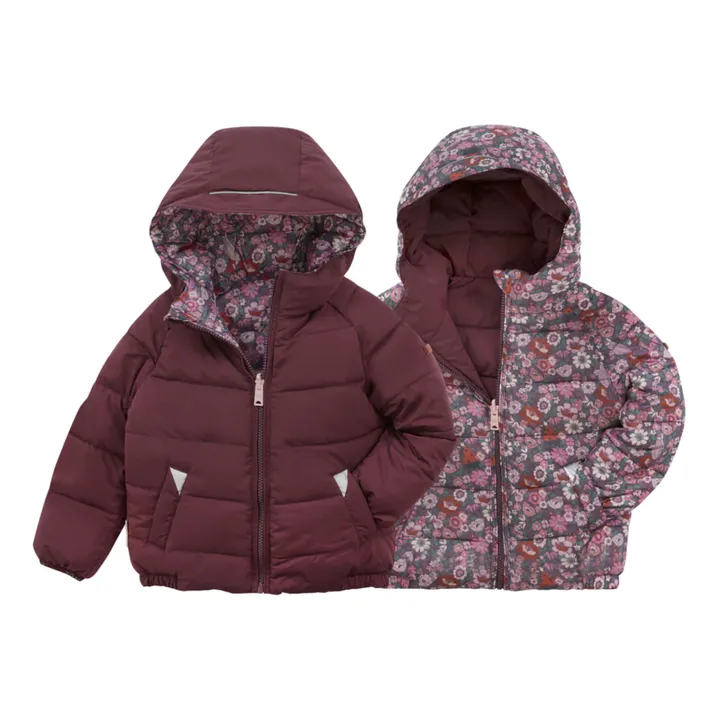 Töastie Doudoune Réversible Recyclée | Rouge cerise