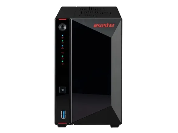 ASUSTOR Nimbustor 2 Gen 2 AS5402T - NAS-server - SATA 6Gb/s - RAID RAID 0, 1, 5, 6, 10, JBOD - RAM 4 GB - 2.5 Gigabit Ethernet - iSCSI support
