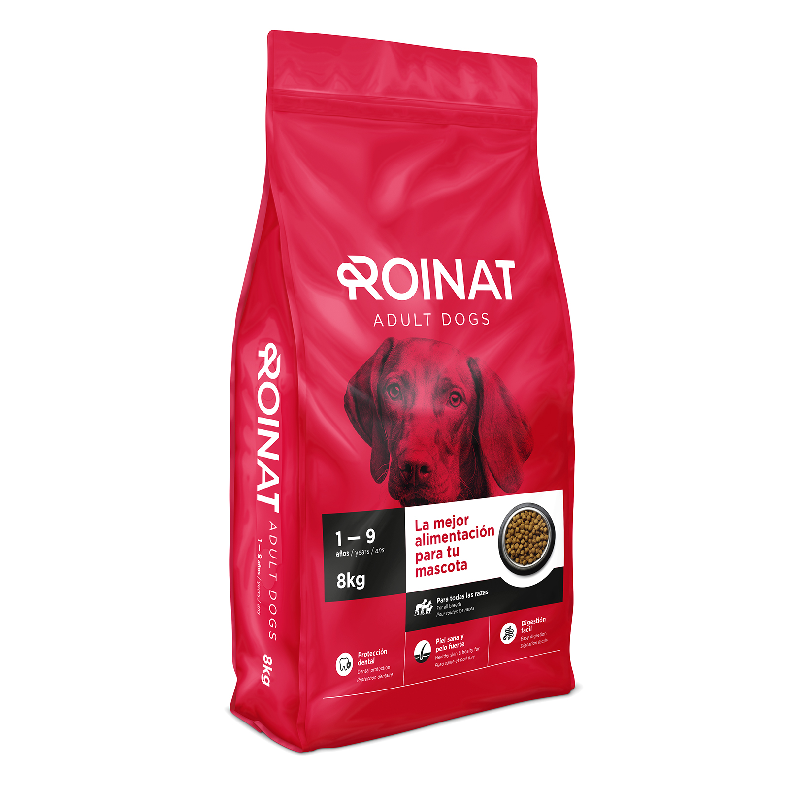 Ração para cães adultos Roinat sabor frango