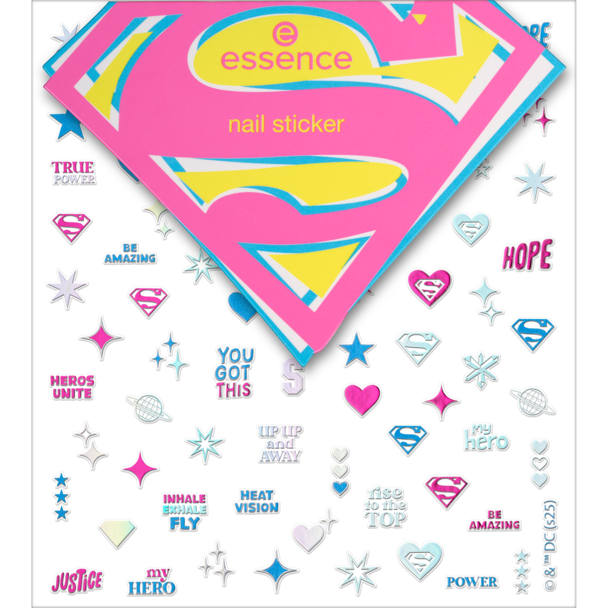 Superman nail sticker