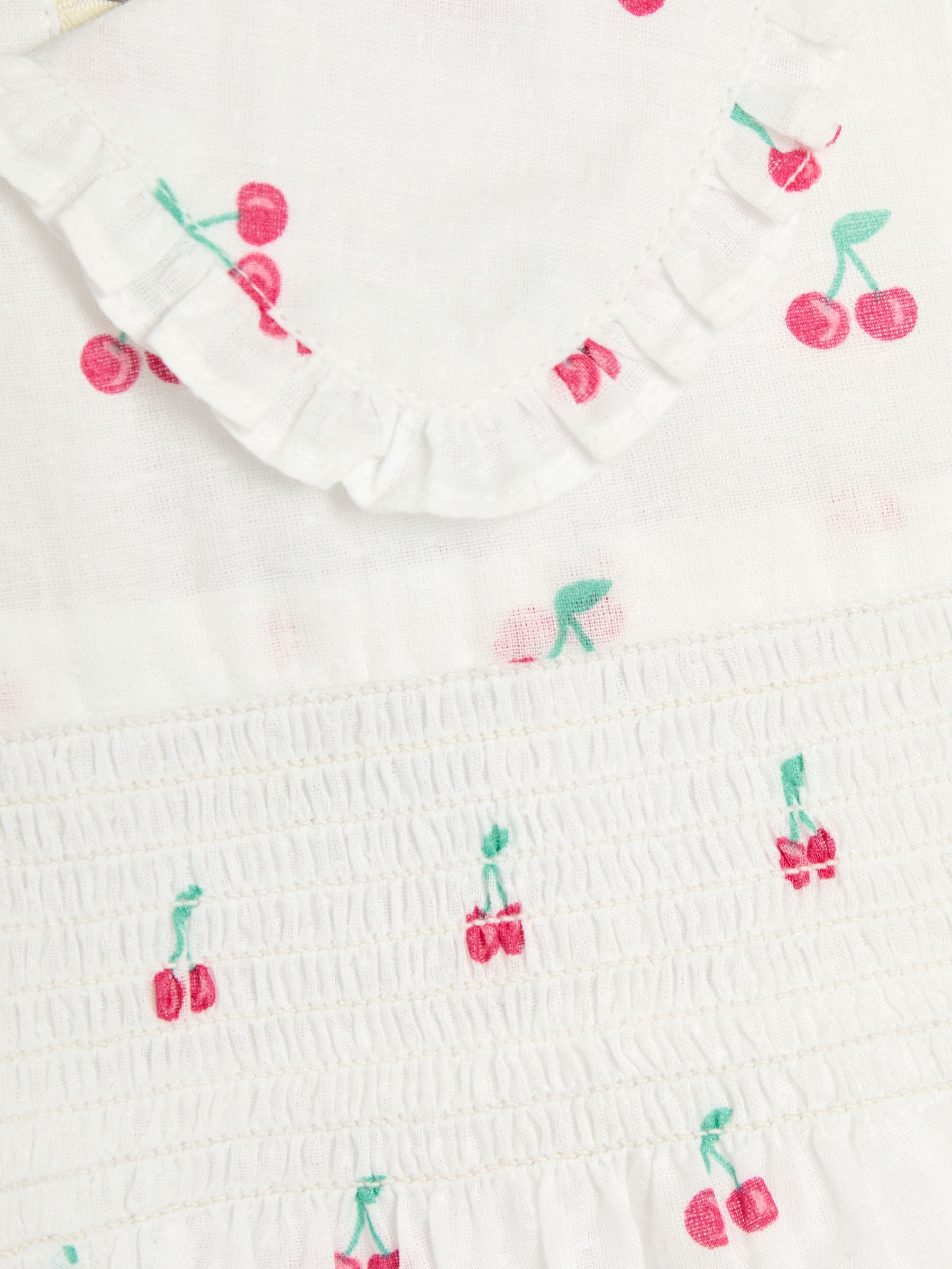 JoJo Maman Bébé Peter Pan Collar Smocked Blouse